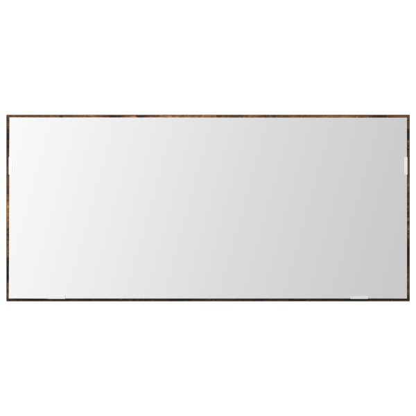 Mueble espejo de baño con luz LED roble ahumado 80x37 cm M 4