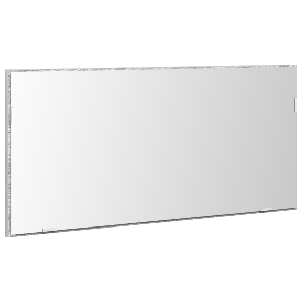 Mueble espejo de baño con luz LED gris sonoma 80x37 cm M 2