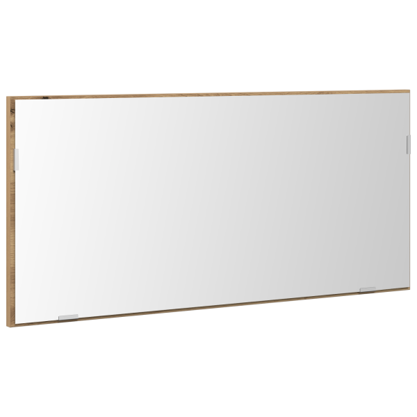 Mueble espejo de baño con luz LED roble artisan 80x37 cm M 2