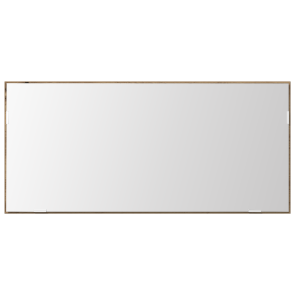 Mueble espejo de baño con luz LED roble artisan 80x37 cm M 4