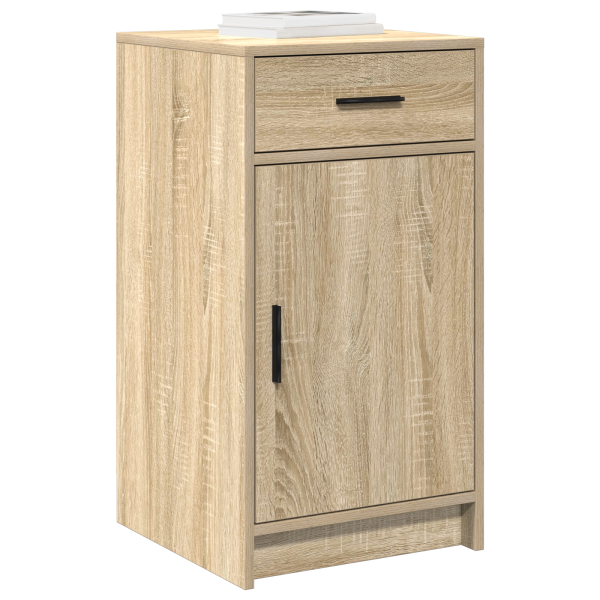 Aparador de madera de ingeniería roble Sonoma 40x41x75 cm M 3