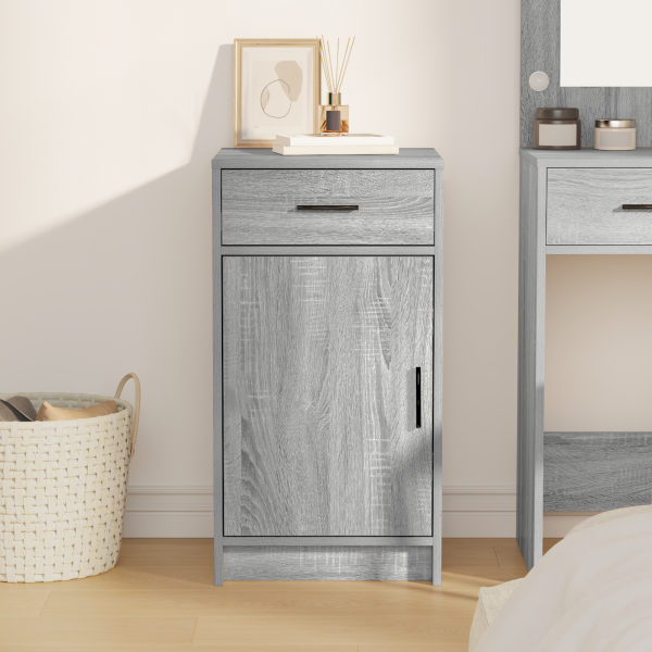 lado  cinza Sonoma 40x41x75 cm madeira engenheirada M 4