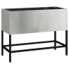 Jardinera elevada de acero acero galvanizado 60x26x45 cm 2