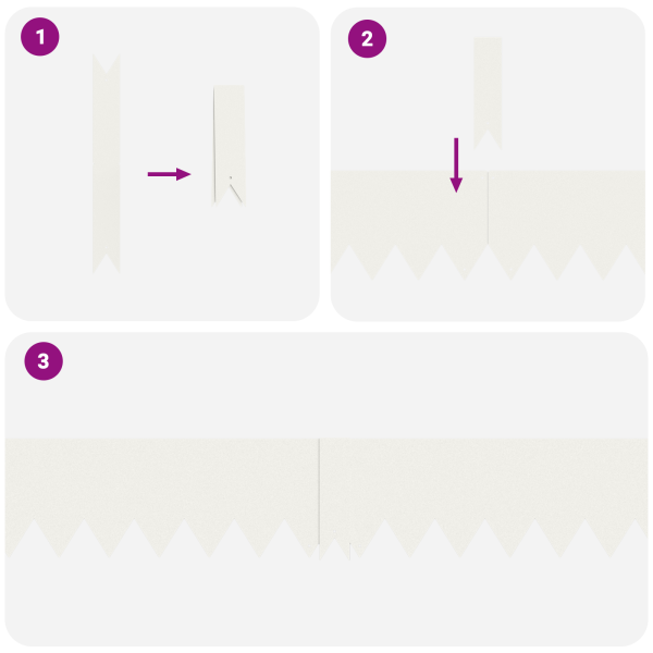 Bordas de Grama 10 pcs Brancas 100x0.5x15 cm Plástico M 4