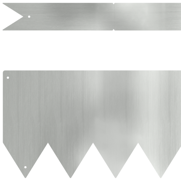 Bordas de relvado 50 pcs 100x0.5x15 cm Aço Galvanizado M 3