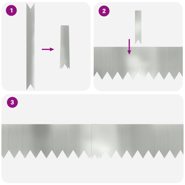 Bordas de Jardim 30 pcs 100x0.5x20 cm Aço Galvanizado M 4