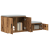 Mueble de almacenaje madera ingeniería envejecido 103x41x40 cm 3