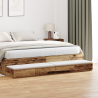 Cajones de cama madera ingeniería envejecido 200x36.5x16.5cm 1
