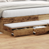 Cajones de cama madera ingeniería envejecido 200x36.5x16.5cm 4