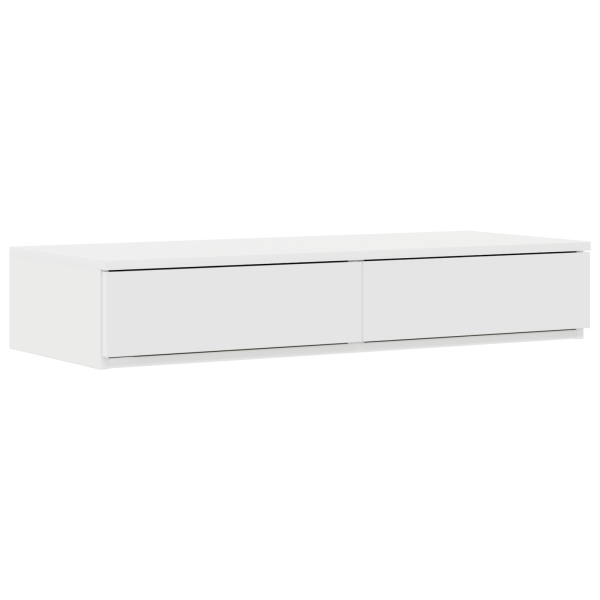 Caixas de Cama  Brancas 90x36.5x16.5 cm em Madeira de Engenharia M 2