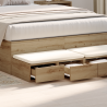 Cajones de cama madera ingeniería roble artisan 120x36.5x16.5cm 4