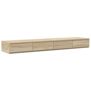 Cajones para Cama Roble Sonoma 150x36.5x16.5 cm Madera Elaborada H