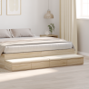 Gavetas para Cama  Carvalho Sonoma 180x36.5x16.5 cm em Madeira de Engenharia 1