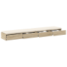 Cajones de cama  Roble Sonoma 180x36.5x16.5 cm de madera hecha 3