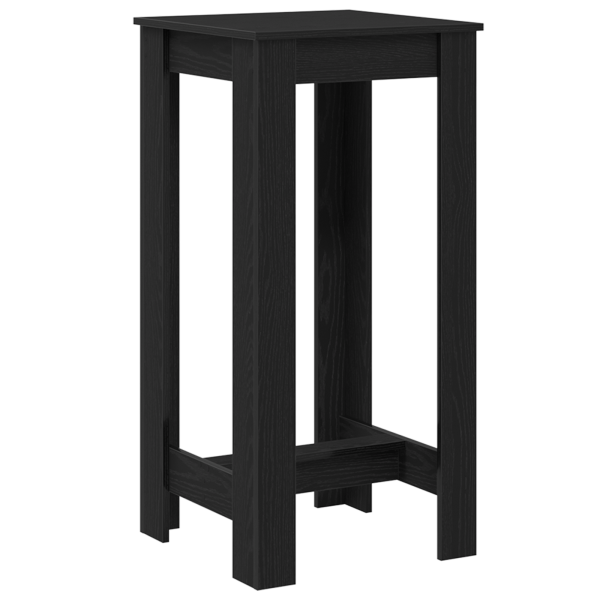 Mesa Bar  Negro roble Madera elaborada 51x50x103.5 cm M 5