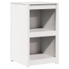 Gabinete de Cocina Exterior Blanco 55x55x92 cm Madera Maciza de Pino 2
