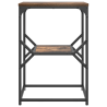 Mesa auxiliar madera de ingeniería roble ahumado 41x40x60 cm 5