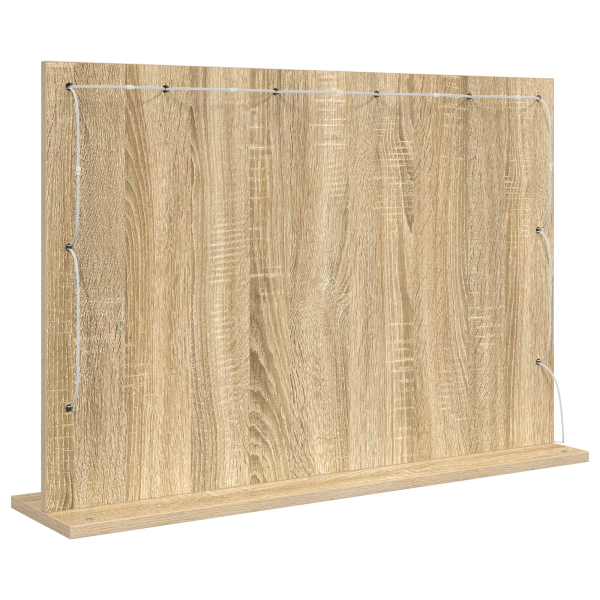 Espejo de Tocador Roble de Sonoma Madera compuesta. Vidrio M 5