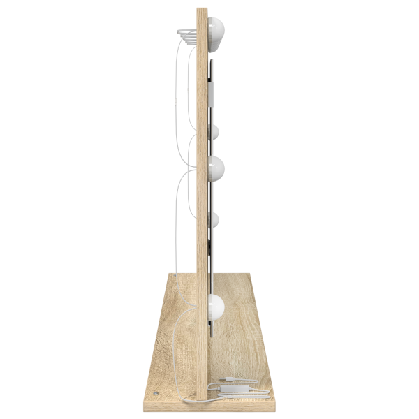 Espelho de Toucador Carvalho Sonoma MDF. Vidro 100 x 55 x 18 cm M 4