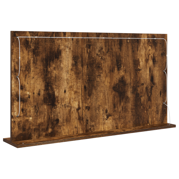 Espejo de Tocador Roble Ahumado Madera. Vidrio 100 x 55 x 18 cm M 5