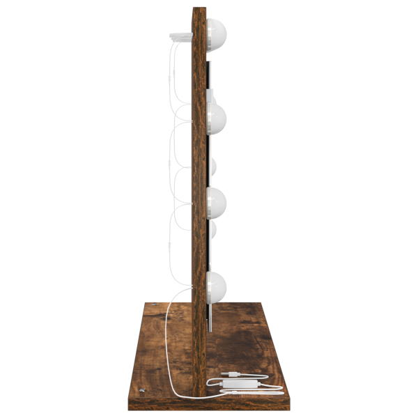 Espejo de Tocador Roble Ahumado Madera. Vidrio 60 x 45 x 18 cm M 4