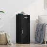 Sideboard  Preto Carvalho 30x42.5x93 cm Madeira de engenharia 1