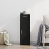 Sideboard  Preto Carvalho 30x42.5x93 cm Madeira de engenharia 4