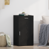 Buffet  Preto Carvalho 30x42.5x93 cm Madeira de engenharia 1