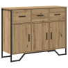 Sideboard Artisan Oak 97x32.5x74.5 cm Madera Elaborada 2