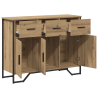 Sideboard Artisan Oak 97x32.5x74.5 cm Madera Elaborada 5