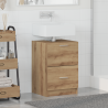 Mueble para lavabo Roble artesanal 40x37x59 cm Madera de calidad 4