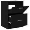 Gabinete de lavabo Roble Negro 40x37x59 cm MDF 3