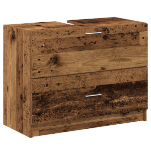 Gabinete de lavabo Madera Vieja 78x37x59 cm H