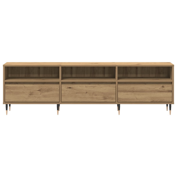 Cabinet para TV Roble Artesano 150x30x44.5 cm Madera de Ingeniería M 5