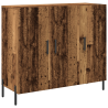 Sideboard  de Madera Vieja 90x34x80 cm de Madera Ingenierizada 2