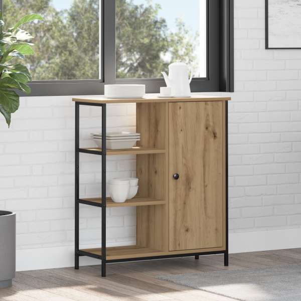 Aparador Artisan de Roble 70x30x80 cm Madera Elaborada M 3