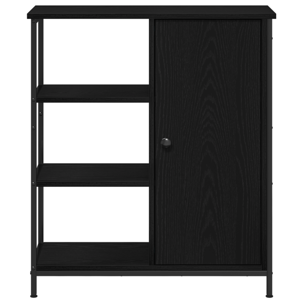 Sideboard Preto Carvalho 70x30x80 cm Madeira de engenharia M 5