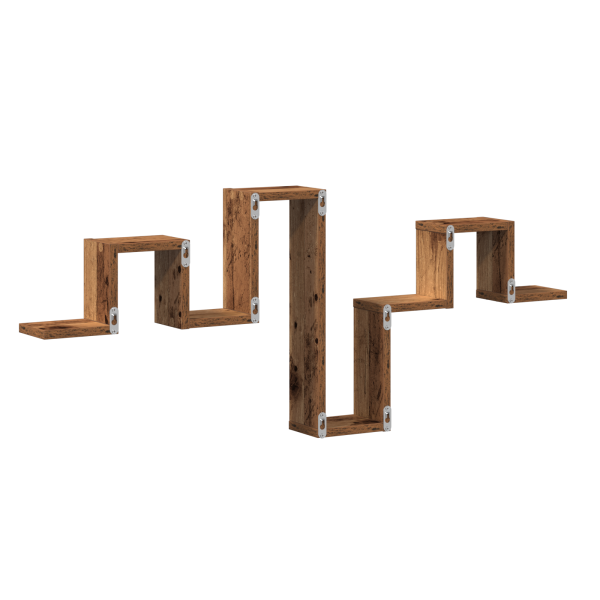 Estante de pared Madera Vieja 104.5x10x43 cm Madera de ingeniería M 5