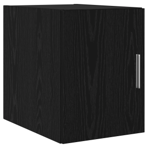 Gabinete de Pared Roble Negro 30x42.5x40 cm Madera de Ingeniería H