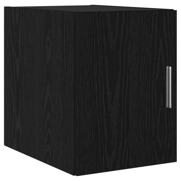 Gabinete de Pared Roble Negro 30x42.5x40 cm Madera de Ingeniería M 2