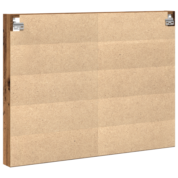 Mueble vitrina madera de ingeniería envejecida 100x8.5x75 cm M 5