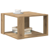 Mesa de Café Roble Artesanal 51.5x51.5x30 cm Madera de Ingeniería 3
