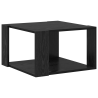 mesa de café Roble Negro 51.5x51.5x30 cm Madera Ingenierizada 2