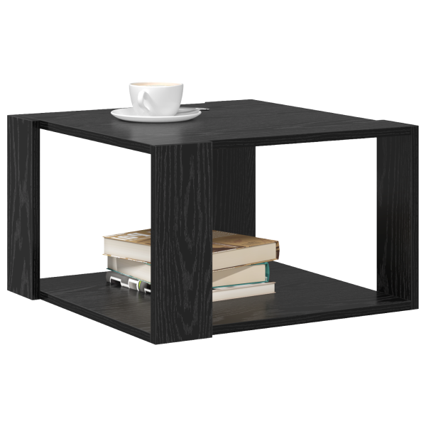 mesa de café Roble Negro 51.5x51.5x30 cm Madera Ingenierizada M 3