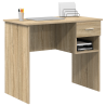 Escritorio con Almacenamiento Roble Sonoma 90x49.5x75 cm Madera Ingenierizada 3