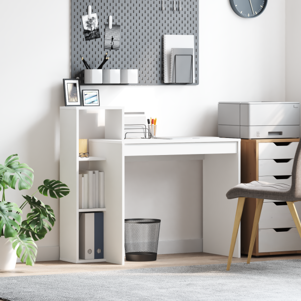 Escritorio de Computadora Blanco Madera engineered Compacto D