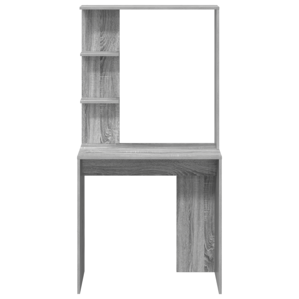 Escritorio Gris para Computadora Gris Sonoma Madera Resistente M 4