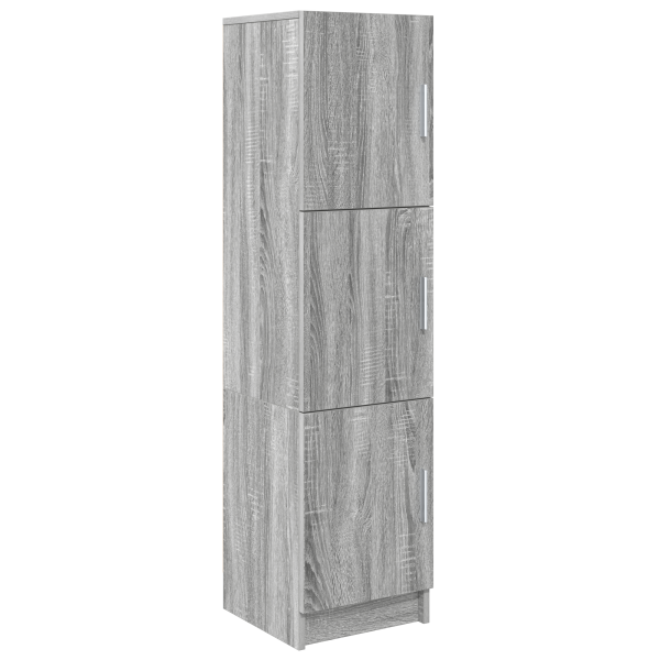 Aparador Gris Sonoma Gris Madera MDF Estándar Aparador Gris M 2
