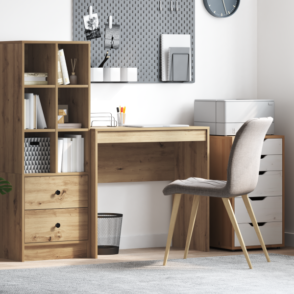 Escritorio para escribir Roble artesanal Madera tratada D