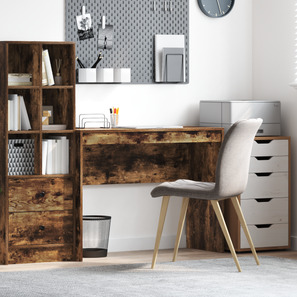 Escritorio de Escritura Roble Ahumado Madera elaborada D